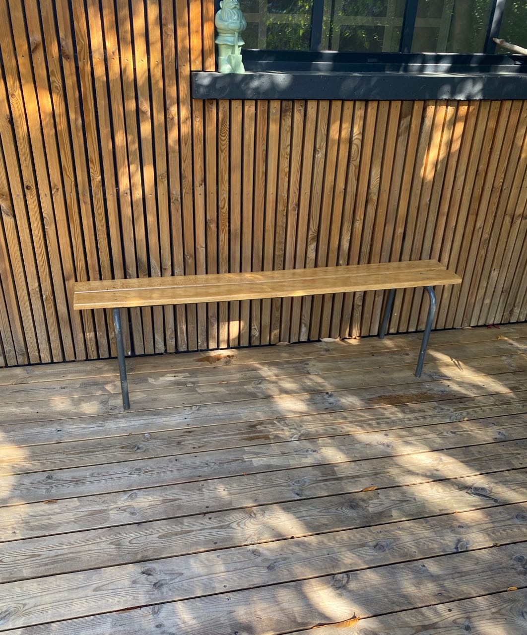 Vintage school bench