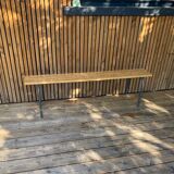 Vintage school bench