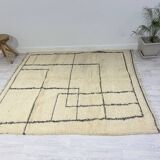 Tapis berbère marocain fait main 207 x 200 CM