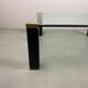 Hollywood Regency Mid-century Design Peter Ghyczy Glass & Brass.