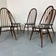 Vintage Scandinavian Style Dining Chairs by Lucian Ercolani for Ercol, Set of 5, 1960s