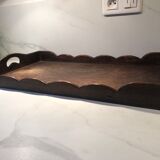Old wooden tray