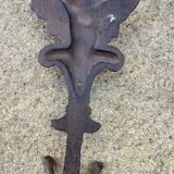 Double cast iron “Angel” coat hook