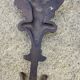 Double cast iron “Angel” coat hook