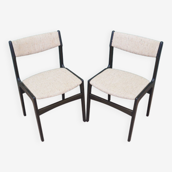 Set of two oak chairs, Danish design, 1970s, production: Denmark