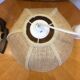 Rotin flower hanging lamp