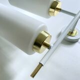 Pair of vintage architectural wall lights, 1960s