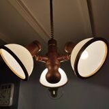 Suspension Steinhauer vintage 3 lampes années 80