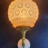 Large vintage wall sconces pair