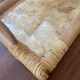 Plateau nacre et rotin vintage