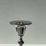 Pair of small silver candlesticks