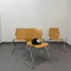 Vintage Casala chair – bent beech – chrome sled base