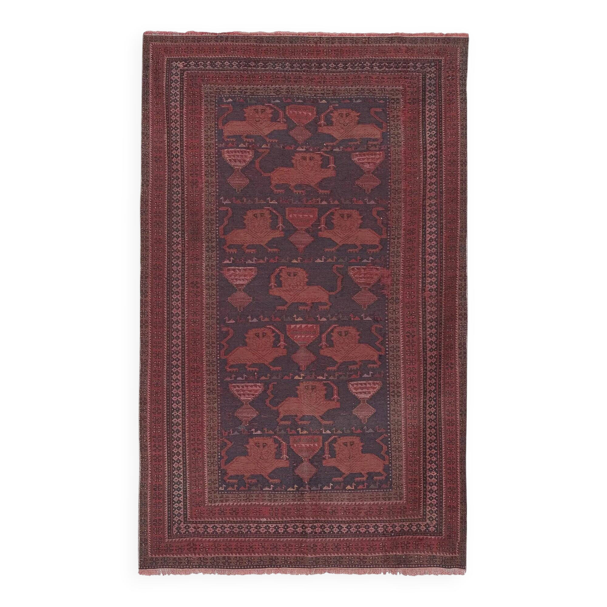 Tapis turc vintage fait main