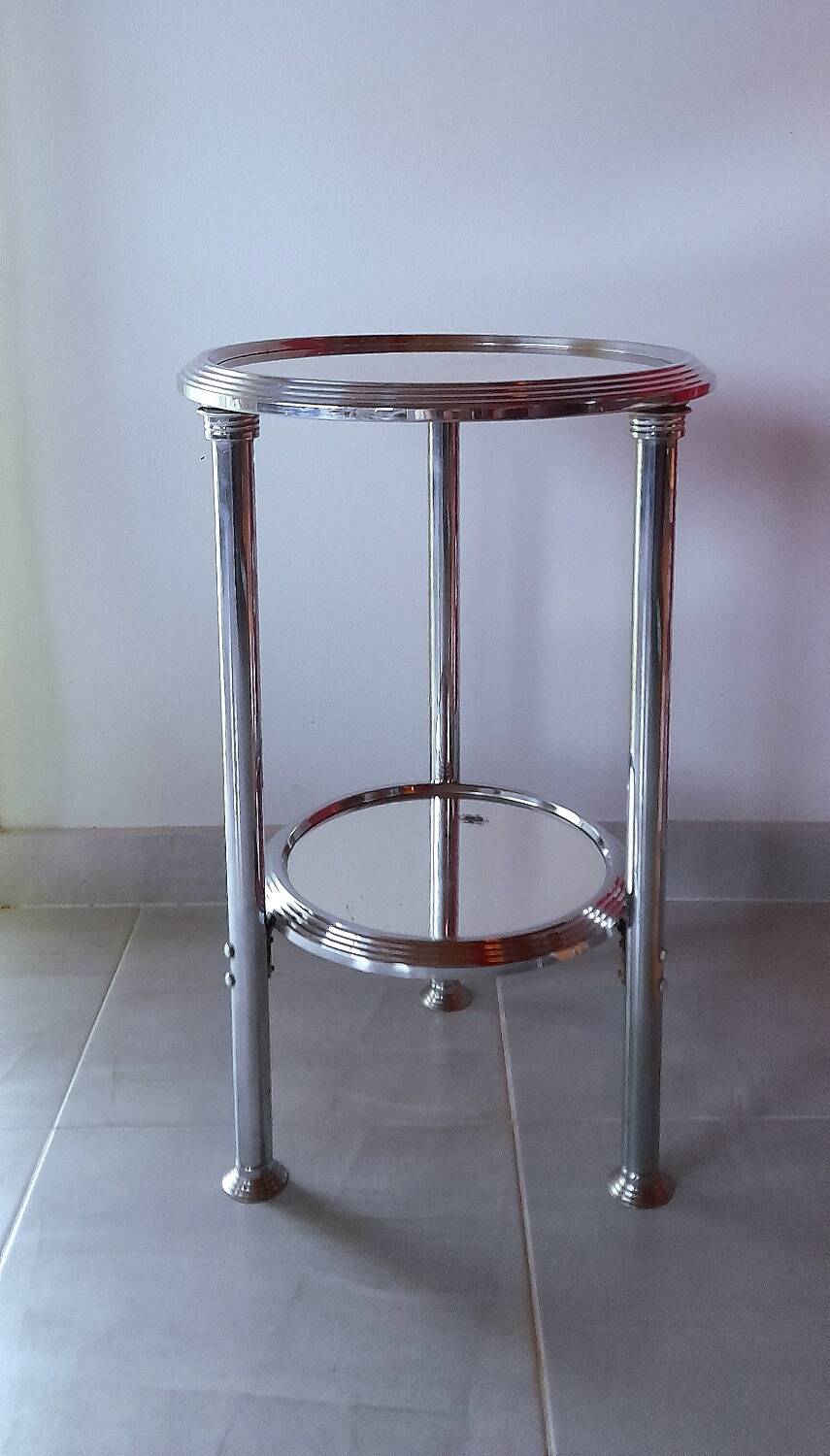 Pedestal table or art deco plant holder