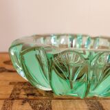Stone ashtray in molded glass