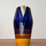 Mid-century hand-painted German décor, ceramic jug 507 with cups from Stützel & Sachs Aalen Keramik, 1960s, set of 5.