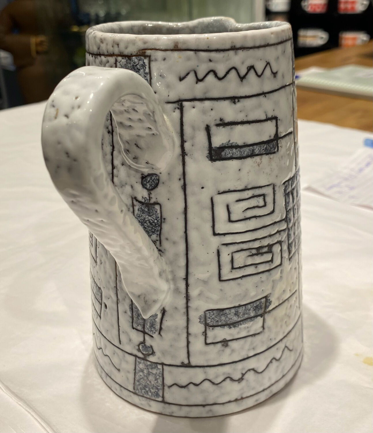 Pitcher/vase by designer Fratelli Fanciullacci