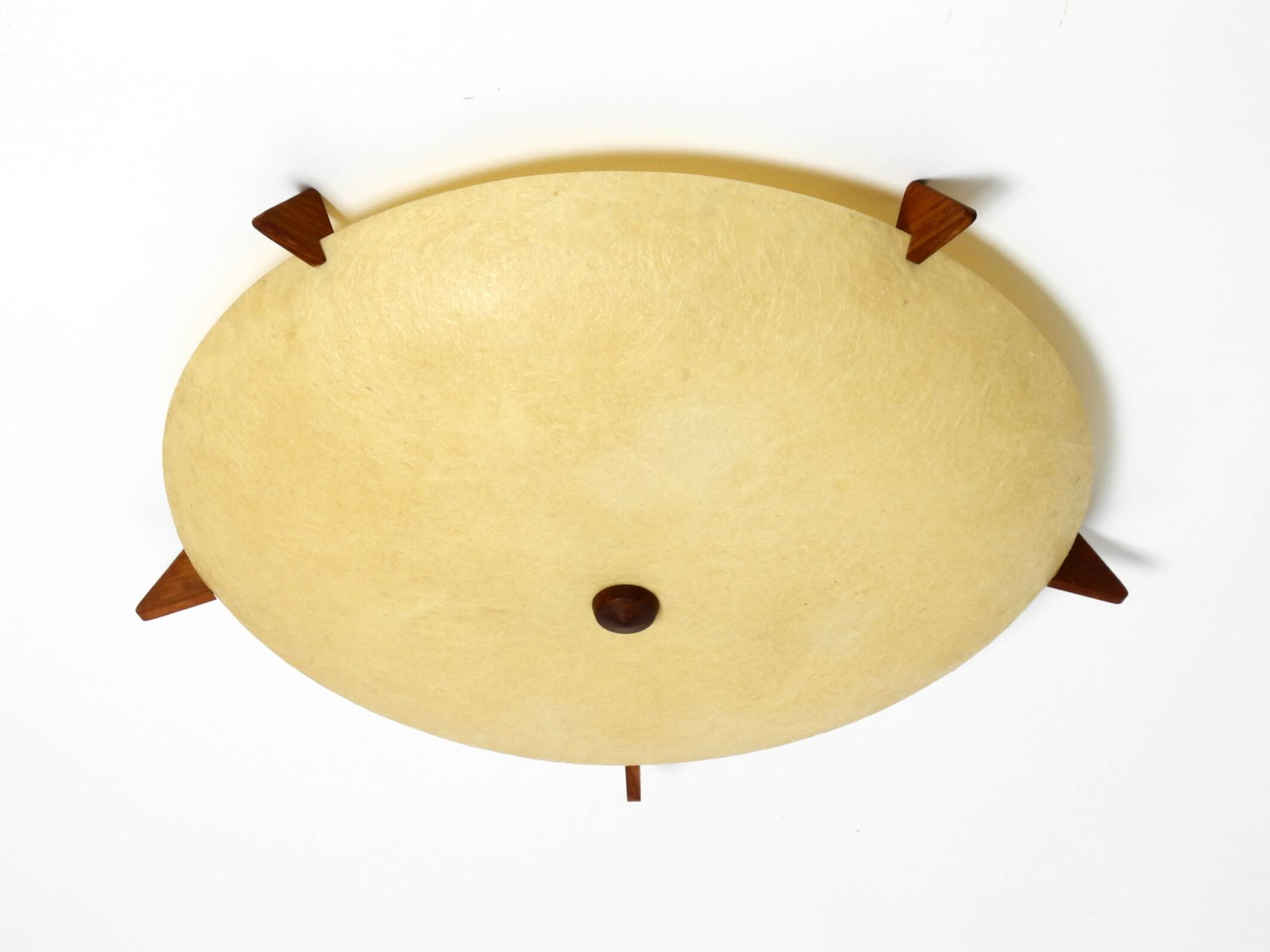Beautiful original Mid Century Modern fiberglass ceiling or wall lamp