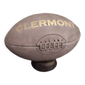 Vintage leather rugby ball