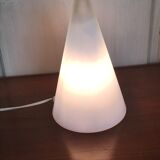 Vintage glass cone lamp