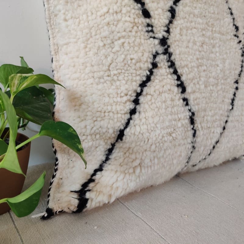 Berber cushion Beni Ouarain wool