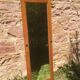 Bevelled mirror oak frame