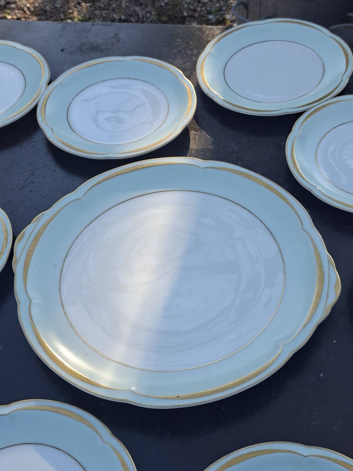 Service à gâteau limoges