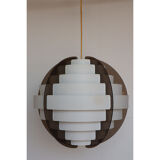 Pendant lamp "Strips" by Brylle Flemming & Preben Jacobsen 1970