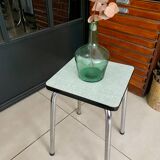 Green formica stool