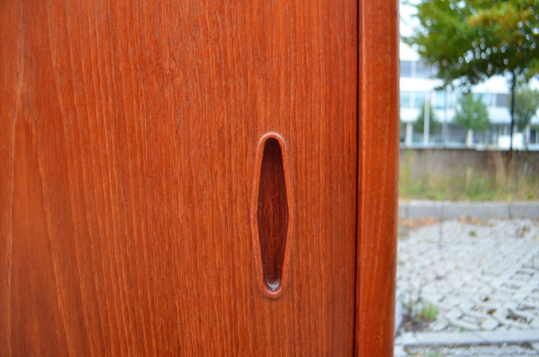 DAnish Modern Teak Model Trio Sideboard by Nils Jonsson for Hugo Troeds, 1960s