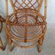 Pair of rattan chairs by Louis Sognot