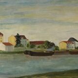 Tableau les maisons du canal