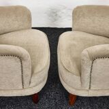 Fauteuils-chaises cocktail du milieu du siècle conçu par Pál Vince, 1947 Hongrie