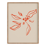 Botanical illustration giclee print, 50x70