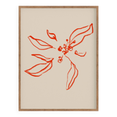 Botanical illustration giclee print, 50x70