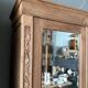 Large Art Nouveau wardrobe in solid oak (renovated)