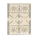 Modern Moroccan carpet white