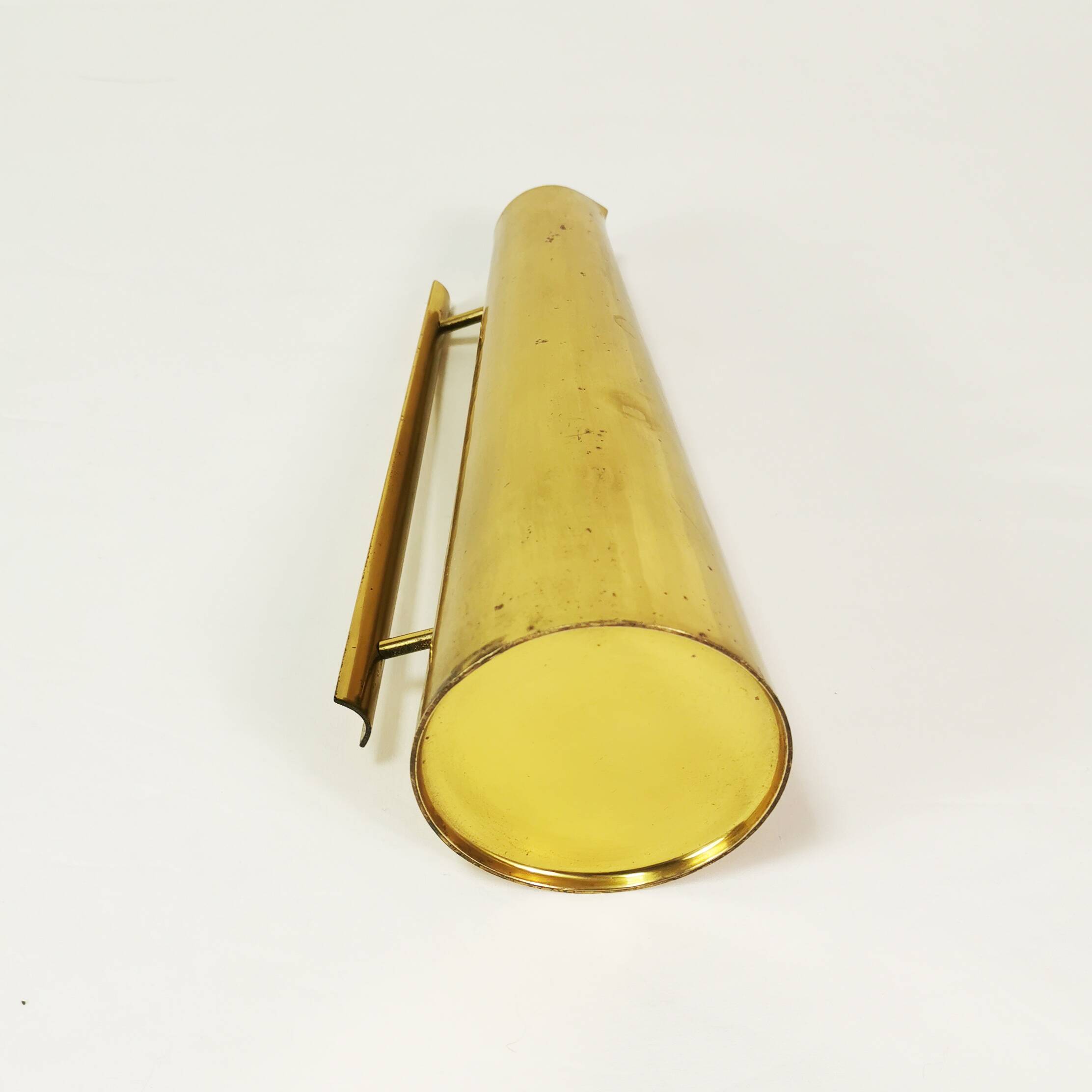 Modernist brass watering jug, Germany, 1960s.