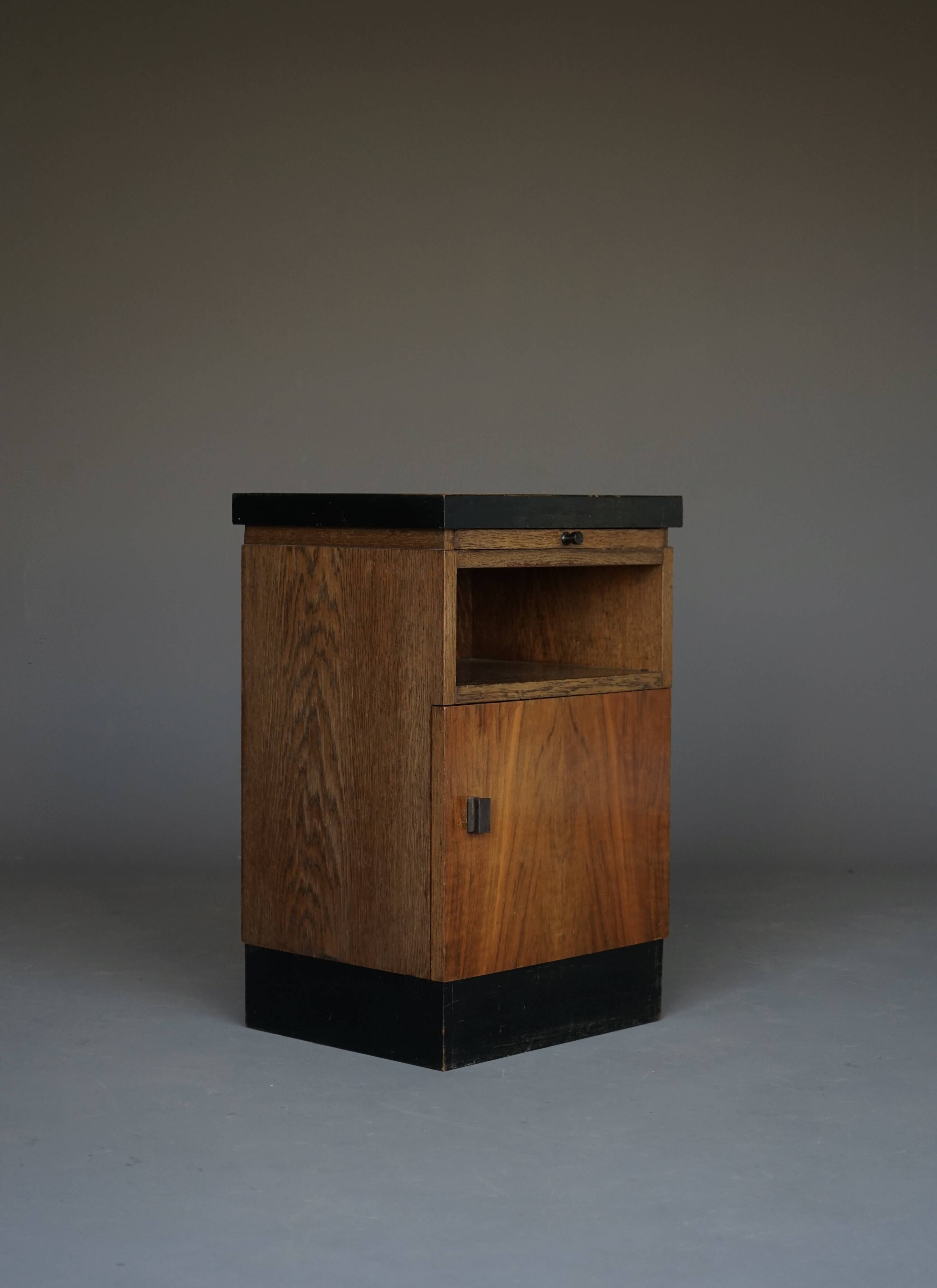 Art Deco or Haagse School Nightstand by H. Pander & zn., 1930s