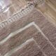 Authentic traditional handwoven beni ourain rug, size 140/260 cm.