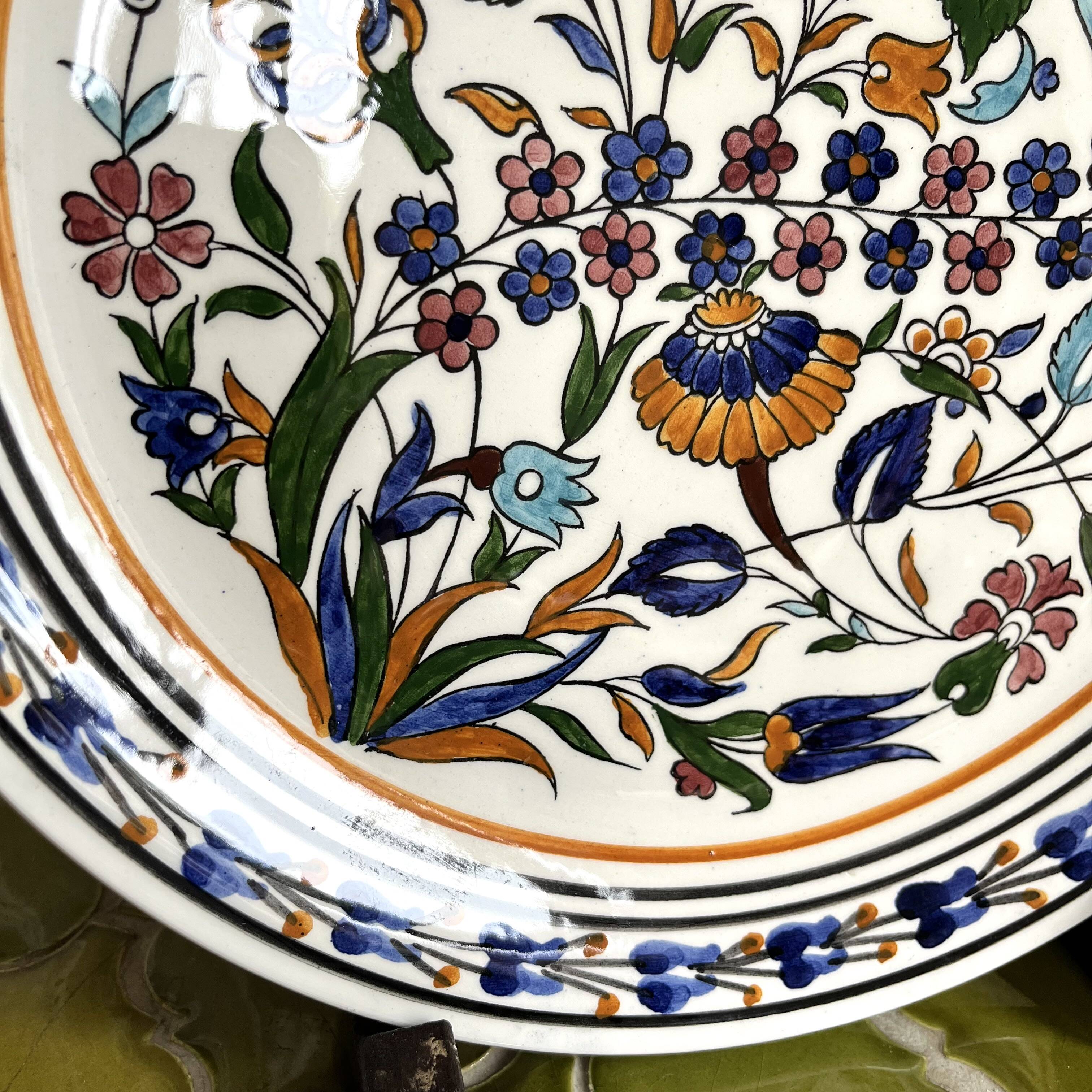 Decorative ceramic plate