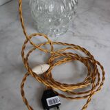 Moulded glass hand lamp