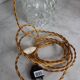 Moulded glass hand lamp