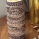 Fat lava ceramic vase