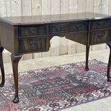 English chippendale desk in walnut from the 1950s