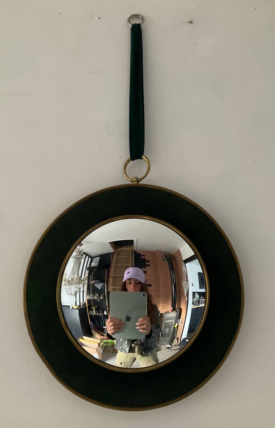 Miroir œil de sorcière des années 60