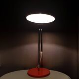 1970s orange metal desk lamp