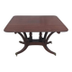 19th-century English style mahogany drop-leaf table.