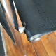 Lot of 3 vintage metal and skai armchairs