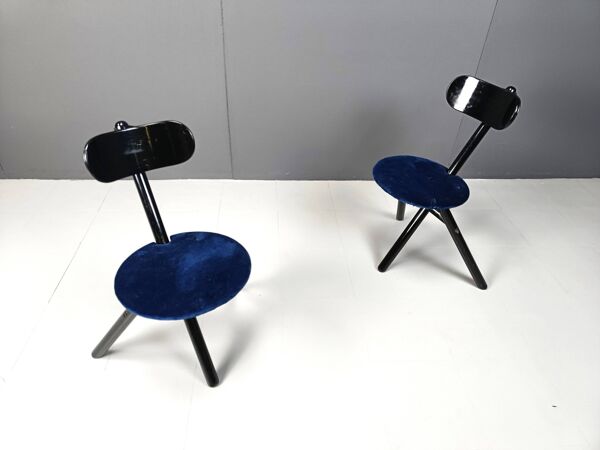 Paire de tabourets pliables de Calligaris, 1990